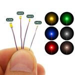 LED  Wired SMD Micro Litz Pre-Soldered LED -  0805, 1206 ,0402, 0603,