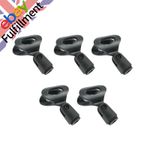 5PCS Universal Microphone Clips Clamp Holder Kit For Wired / Wireless Mic Stand