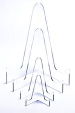 Fixed Acrylic Clear Display Stand: Small, Medium, Large & XL : Plate, Photo etc
