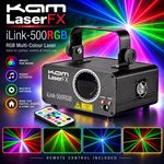 Kam iLink 500RGB Laser Light 300mW Multi-Colour Disco DJ effects DEAL