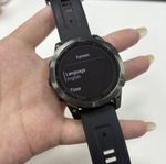 Garmin Fenix 7 Sapphire Solar GPS Sports Watch Carbon DLC Tested 93%new