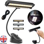 Rechargeable Music Stand Light 19 LED Musician, Clip On Light for Music Stand