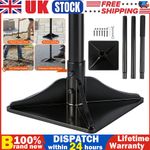 20x20cm Heavy Duty Steel Ground Tamper Adjustable Leveling Soil Rammer Tool