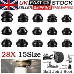 28x Rubber Ball Joint Boots Dust Cover Tie Rods Linkages Ends Replacement Kit