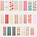 Mylee Pattern Gel Nail Wraps Long Lasting Pre-Cured Gel Stickers No Lamp Needed
