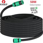 50m Soaker Hose Set Water-saving Porous Pipe 1/2 Inch Leaky Pipe, 15-20L/min