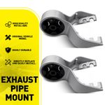 CV61-5A261-AB 2x Exhaust Back Box Hanger Mount Bracket For Ford Kuga II 13-20