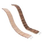 30cm Hamster Suspension Bridge Toy - Long Climbing Wooden Ladder for Hamsters