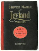 LEYLAND BEAVER Lorry Truck Commercial Owners Service Manual Chassis TSC.11/6767