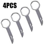 4 PCS Car Radio Stereo Removal CD Release Tool Pin Keys Set For VW Audi Ford UK