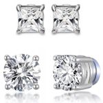 Magnetic Earrings Clip Women Men Studs Pair Stud Fake Unisex Non-piercing Magnet