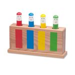 Galt Pop-Up Toy - Colourful Wooden Sensory for Boys Small, Multi-color 