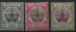 Bermuda KEVII Mint Set of 3 Stamps - 1/2d to 3d - SG 31, 32, 33