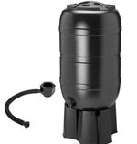 Strata Ward 210 Liter Plastic Water Butt Barrel Set with Stand, Filler, and Tap