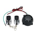 12V Motorcycle Anti-Theft Horn Alarm with Remote Control, 2 Remotes, 120dB Siren