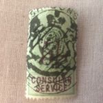 GB QV Fiscals CONSULAR SERVICE 5/- Five Shillings Green