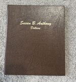 Dansco Book Of Susan B Anthony Total 13 Coins Including 4 Proofs