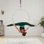 95cm Aerial Hoop Set Hula Hoop for Lyra Fitness Yoga acrobatic training Home Gym