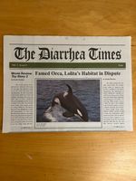 The Diarrhea Times Issue 3 - RARE - Nathan For You Prop Fielder Rehearsal