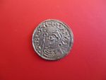 ANGLO SAXON CNUT (1016-1035) SILVER PENNY +OĐIN MONEYER YORK MINT. STUNNING EF!