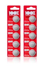 10 X CR2450 3V Lithium Coin Cell Battery 2450 DL2450 by 100%PeakPower