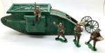 BRITAINS TOY SOLDIERS WWI BRITISH TANK MARK 1 MOTHER MALE  08946 54MM