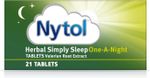 NYTOL HERBAL SIMPLY SLEEP ONE A NIGHT 21 TABLETS