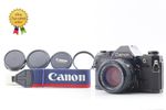【Almost MINT w/ Strap】 Canon AE-1 Black SLR Camera NFD 50mm F1.4 Lens From Japan