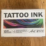 Art Tattoo Ink Set 10 Colours Multicolour 15ml Use Within 12 Months Opening