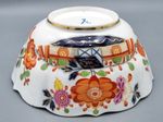 Meissen porcelain bowl bowl antique D 19 cm, table pattern gold swords