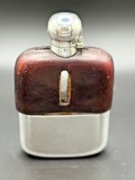 A QUALITY ANTIQUE JAMES DIXON & Sons GENTLEMANS HIP FLASK, EARLY 1900’s.