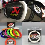 Supermoto exhaust protection, muffler protection, exhaust protection ring, exhaust protector
