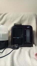 Tommee Tippee Electric Baby Bottle Steriliser Black/White Removable Tray Handle