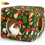 Guinea Pig Hideout Washable Guinea Pigs Hiding House Habitats Cozy Bunny Rabbit