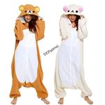 SAZAC Fleece rilakkuma Costume One Size Fits All For Adults Kawaii Kigurumi XMAS
