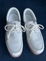 Casablanca Lace-Up Suede Boat Shoe White Men UK10