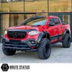 Mercedes X-Class Matt Black City Bar (Spoiler Bumper Guard Nudge Bull Bar)