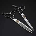 Jaguar Style Scissors Set Professional Barbers Hairdresser Scissors Set 6”inch