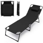 Portable Folding Camping Bed lounger Army Outdoor Sleeping Hiking Travel