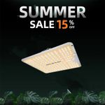 Spider Farmer SF1000 LED Grow Light 100W Smart APP Control for 2 Plants 2026
