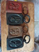 Antique Cast Iron 4 Lb Ring Weights Price Is For One