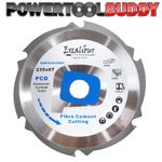 EXCALIBUR PCD Blade Fibre Cement Saw Blade 235mm x 30mm 6T - Polycrystalline