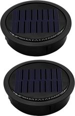 10cm Pack of 2 Large Solar Light Replacement Top for Outdoor Hanging Lanterns, M