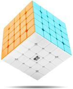 Puzzle Toy Magic Cube 5x5 Stickerless Super Smooth Fast Speed Cube Qiyi