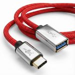 Type C Male to USB Type A Female Extension Charger & Superspeed 5Gbps Data Cable