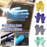 1 Pair Microfiber Dusting Cleaning Glove Car Detailing Dust Gloves Work Gloves