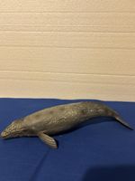 Vintage Collectible Schleich Gray Whale (Model 16082). The Markings 2000 Retired