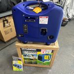 Hyundai HY1000Si Portable Inverter Generator Blue for Recreation w/ User Manual