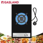 GASLAND 30 cm Gas Hob Single Burner Wok Zone Glass Built in Gas Cooktop NG/LPG