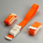 5 Orange Valuemed Medical Tourniquet Woven non pinch Latex Free quick release